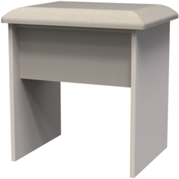 Crowndale Cube Matt Kashmir Dressing Table Stool - thumbnail 2