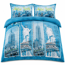 Smart Living Teal King Size Inspire Duvet Set - thumbnail 2