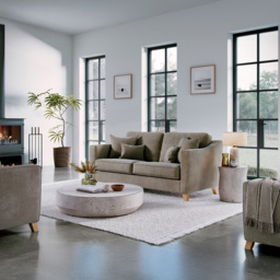 Marlon City Fossil 2 Seater Medium Sofa - thumbnail 3