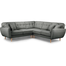 Opry Faro 4 Seater Button Back Slate Left Hand Corner Sofa - thumbnail 2