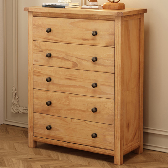 Cabinet Bits Lugo 5 Drawer Chest of Drawers with Brass Knob - image 1
