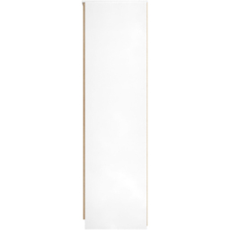 Crowndale Java Slatt Effect and White 2 Door Mirror Wardrobe - thumbnail 3