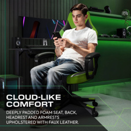 X Rocker Tempest Green Ergonomic Office Gaming Chair - thumbnail 3