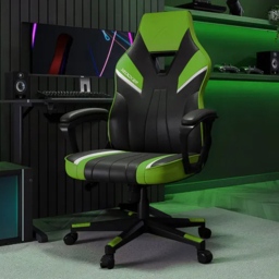 X Rocker Tempest Green Ergonomic Office Gaming Chair - thumbnail 1