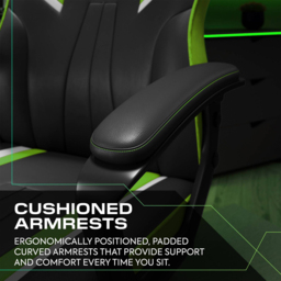 X Rocker Tempest Green Ergonomic Office Gaming Chair - thumbnail 4