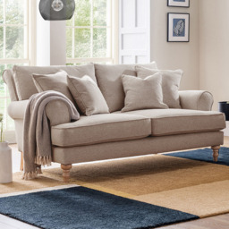 Eastwood Faro 2 Seater Small Beige Sofa - thumbnail 1