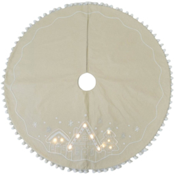 Neutral House Scene LED Tree Skirt 120cm - thumbnail 2