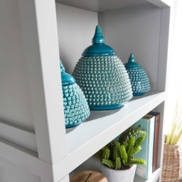 Home Storage Avon 4 Shelf Single Drawer Grey Bookcase - thumbnail 4