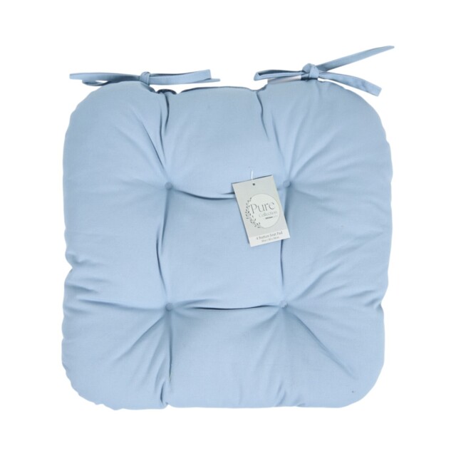 Blue 4 Button Seat Pad Blue - image 1