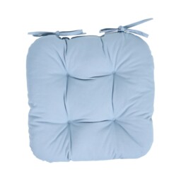 Blue 4 Button Seat Pad Blue - thumbnail 2