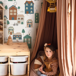 Grandeco Roomblush Tiny Houses 4 Lane Wall Mural - thumbnail 2