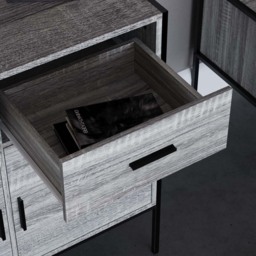 VIDA DESIGNS Brooklyn 2 Door 2 Drawer Grey Sideboard - thumbnail 4