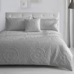 Velosso Winchester Super King Size Grey Duvet Cover Set - thumbnail 1