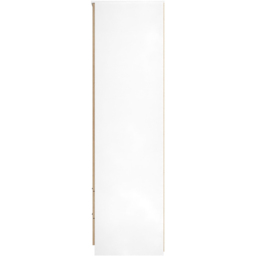 Crowndale Java Slatt Effect and White 2 Door 2 Drawer Mirror Wardrobe - thumbnail 3