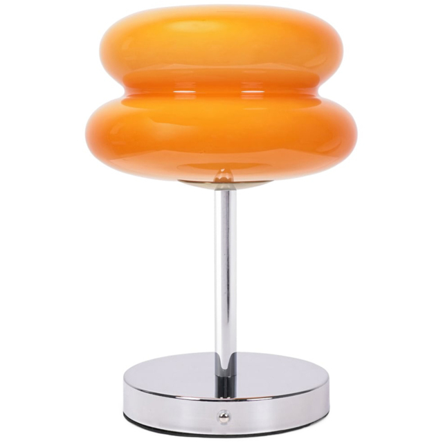 ValueLights Travis Orange Rechargeable LED Portable Table Lamp - image 1