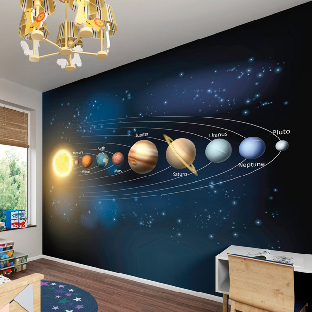 Origin Murals Planets Multicolour Wall Mural - image 1