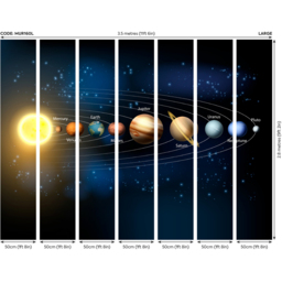 Origin Murals Planets Multicolour Wall Mural - thumbnail 4