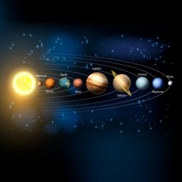 Origin Murals Planets Multicolour Wall Mural - thumbnail 2