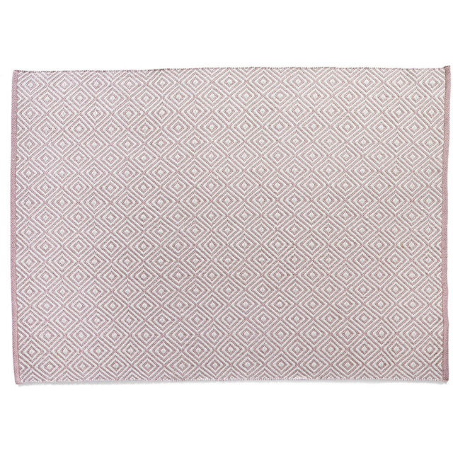 Hug Rug Rose Woven Diamond Rug 80 x 150cm - image 1