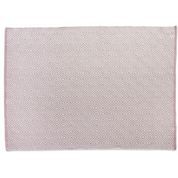 Hug Rug Rose Woven Diamond Rug 80 x 150cm - thumbnail 1