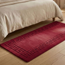 Smart Living Red Plain Non-Slip Mat with Gel Backing 60 x 220cm - thumbnail 4