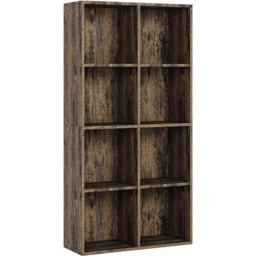 Vida Designs Dark Wood 8 Shelf Cube Storage Unit - thumbnail 2