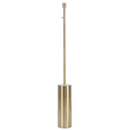 ValueLights Lexy Antique Brass Dimmable Floor Lamp Base