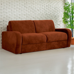 Jay-Be Deco 3 Seater Cosy Chenille Foxy Sofa Bed with e-Sprung Mattress
