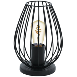 EGLO Newtown Black Vintage Table Lamp - thumbnail 1