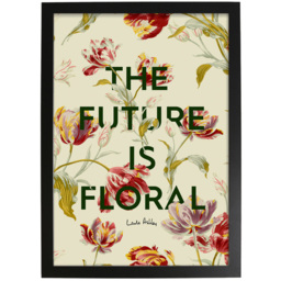 Laura Ashley Gosford Slogan Black Frame Wall Art 50 x 70cm - thumbnail 1