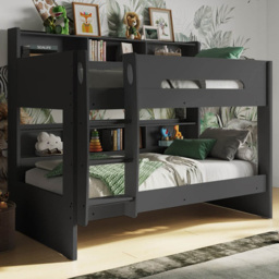 Flair Interstellar Grey Single Bunk Bed - thumbnail 1