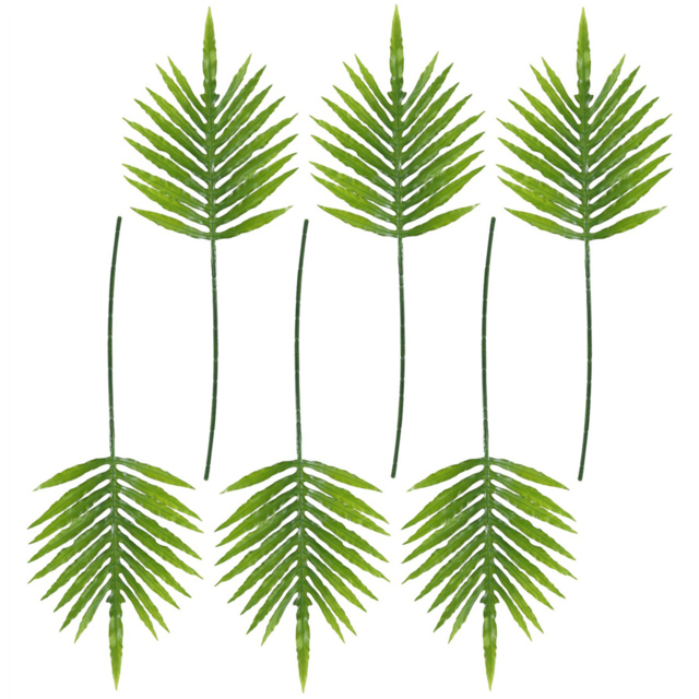 Leaf Green Artificial Palm Leaf 95cm 6 Pack - image 1