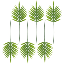 Leaf Green Artificial Palm Leaf 95cm 6 Pack - thumbnail 1