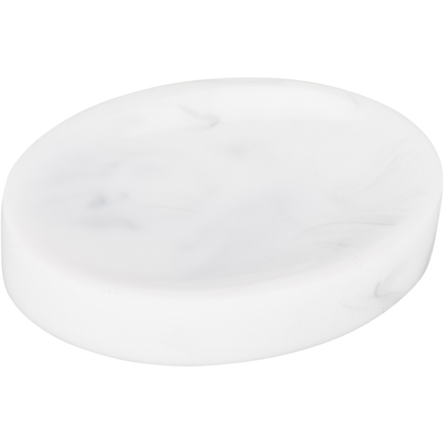 Bathstore Attica White Marble Effect Soap Dish