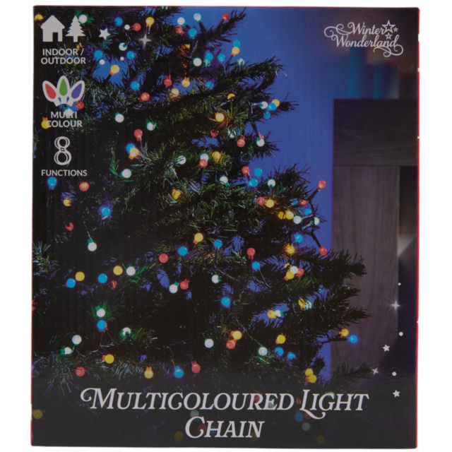 Winter Wonderland Multicolour 500 LED Christmas Light Chain - image 1