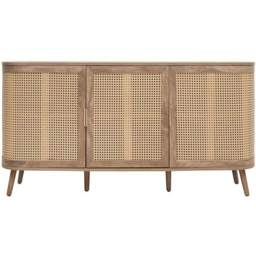 Birlea Noah 3 Door Rattan Effect Sideboard - thumbnail 3