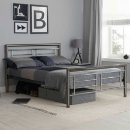 Montana Silver King Size Bed Frame