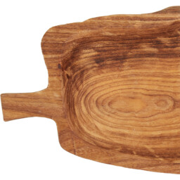 Brown Wooden Leaf Tray 45cm - thumbnail 3