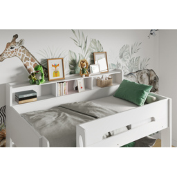 Flair Interstellar Wooden White Bunk Bed - thumbnail 2
