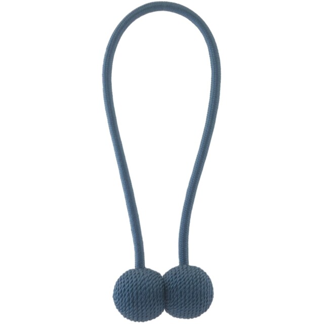 Teal Woven Ball Holdback 21cm
