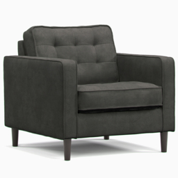 Eden Graphite Chenille 5 Seater Sofa Suite - thumbnail 4