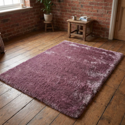 Rose Silky Shaggy Rug 80 x 150cm - thumbnail 3