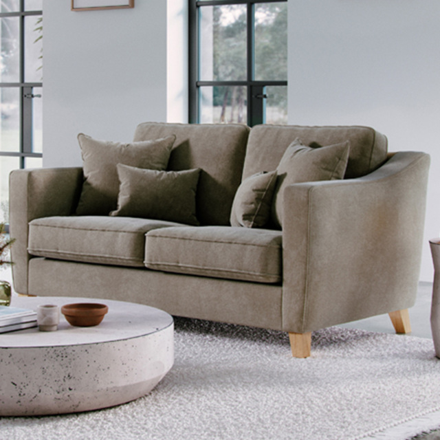 Marlon City Fossil 2 Seater Small Sofa - image 1