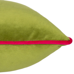 Furn Meridian Velvet Lime and Hot Pink Cushion 45 x 45cm - thumbnail 4
