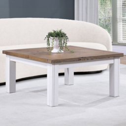 Baumhaus Splash of White Low Square Coffee Table