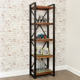 Baumhaus Urban Chic 5 Shelf Alcove Bookcase - thumbnail 1