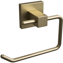 Rothley Square Satin Brass Toilet Roll Holder