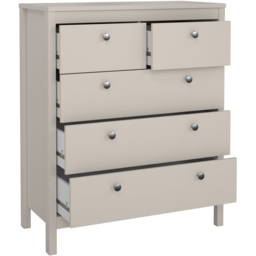 Florence Madrid Cashmere 5 Drawer Chest of Drawers - thumbnail 3