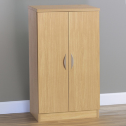 R White Cabinets 2 Door Mid Height Classic Oak Cupboard - thumbnail 1