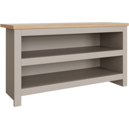 GFW Lancaster 2 Tier Grey Shoe Bench - thumbnail 2